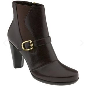 Franco Sarto Artist Collection Brown Ankle Boots 8